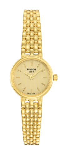 Tissot Caliente Quartz 19.5 Yellow Gold / Champagne / Bracelet